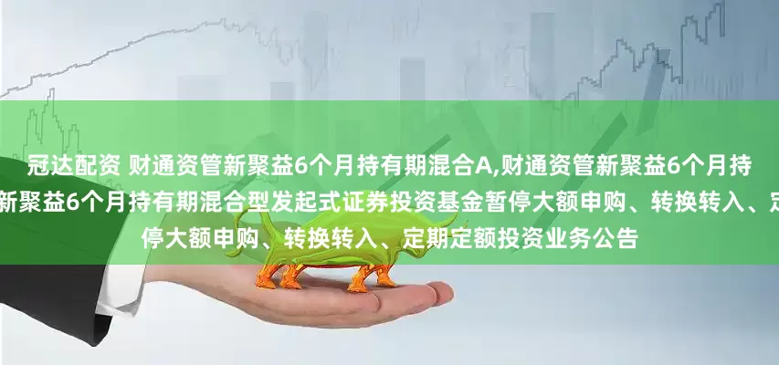 冠达配资 财通资管新聚益6个月持有期混合A,财通资管新聚益6个月持有期混合C: 财通资管新聚益6个月持有期混合型发起式证券投资基金暂停大额申购、转换转入、定期定额投资业务公告