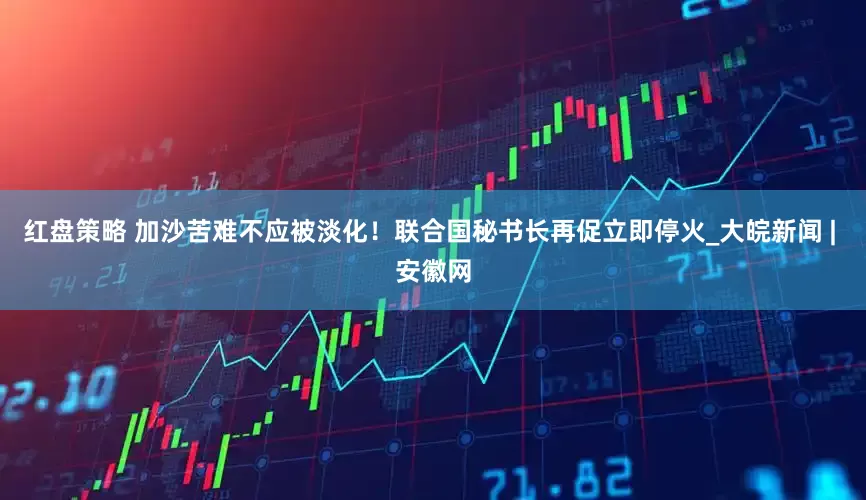 红盘策略 加沙苦难不应被淡化！联合国秘书长再促立即停火_大皖新闻 | 安徽网